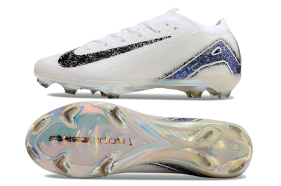 Men's Nike Air Zoom Mercurial Vapor 16 Elite FG Football Boots - White/Black/Blue/Gold