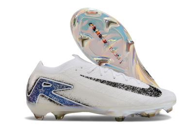 Men's Nike Air Zoom Mercurial Vapor 16 Elite FG Football Boots - White/Black/Blue/Gold
