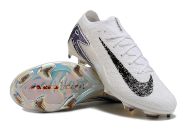 Men's Nike Air Zoom Mercurial Vapor 16 Elite FG Football Boots - White/Black/Blue/Gold