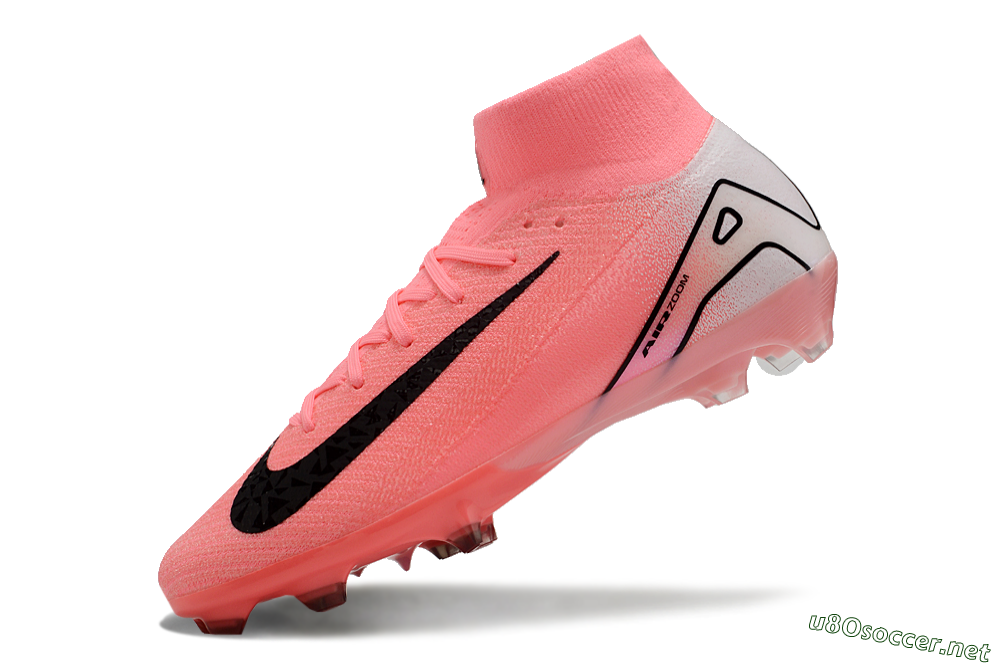 Men's Nike Air Zoom Mercurial Superfly 10 FG Football Boots - Pink/White/Black 5