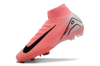 Men's Nike Air Zoom Mercurial Superfly 10 FG Football Boots - Pink/White/Black