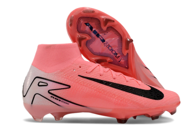 Men's Nike Air Zoom Mercurial Superfly 10 FG Football Boots - Pink/White/Black