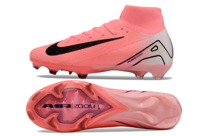 Men's Nike Air Zoom Mercurial Superfly 10 FG Football Boots - Pink/White/Black