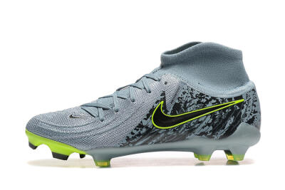 Men's Nike Phantom Luna Elite FG Football Boots - Grey/Yellow/Black