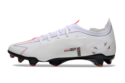 Men's Puma Ultra 5 Ultimate FG Football Boots - White/Black/Orange