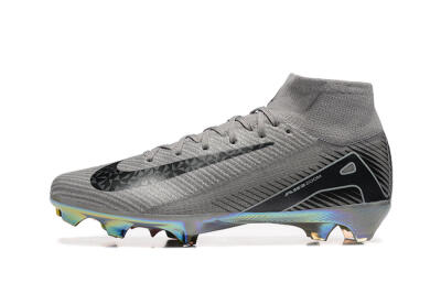 Men's Nike Air Zoom Mercurial Superfly 10 Elite FG Football Boots - Grey/Black/White/Gold