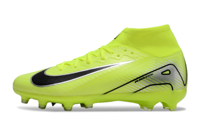 Unisex Nike Air Zoom Mercurial Superfly 10 Elite AG Football Boots - Yellow/Silver/Black