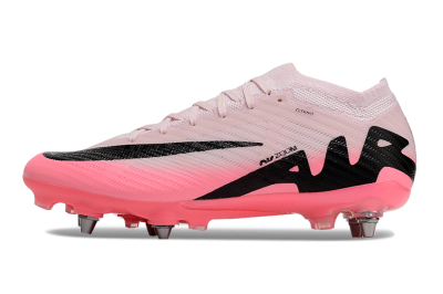 Men's Nike Air Zoom Mercurial Vapor 15 Elite SG Football Boots - Pink/Black
