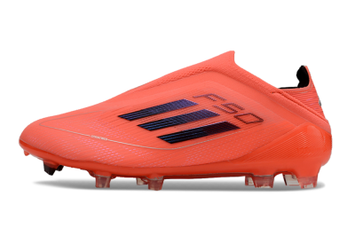Unisex Adidas F50 Elite Laceless FG Football Boots - Red/Blue/Silver