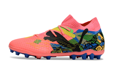 Men's Puma Future Ultimate MG Football Boots - Red/Blue/Yellow/Green