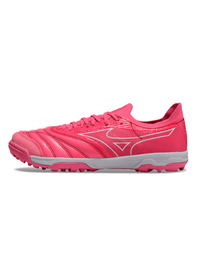Men's Mizuno Morelia Neo Sala TF Football Shoes - Pink/White