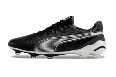 Men's Puma Ultra Ultimate FG Football Boots - Black/White/Grey