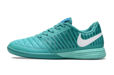 Men's Nike Lunar Gato 2 IC Football Shoes - Jade/White