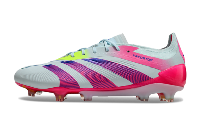 Men's Adidas Predator 24 Elite FG Football Boots - Jade/Blue/Pink