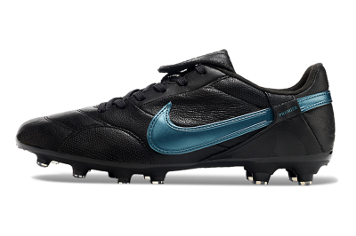 Men's Nike The Premier 3 FG Football Boots - Black/Silver/Blue