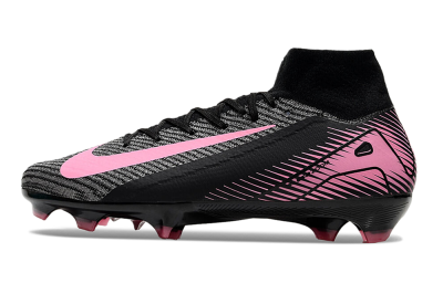 Unisex Nike Air Zoom Mercurial Superfly 10 Elite FG Football Boots - Black/Pink