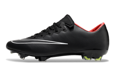 Men's Nike Mercurial Vapor 10 FG Football Boots - Black/White/Orange