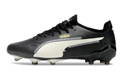 Men's AOF x Puma King Ultimate FG Football Boots - Black/White
