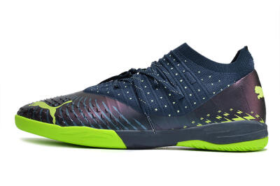 Men's Puma Future Z 1.3 Teazer IC Football Shoes - Blue/Yellow