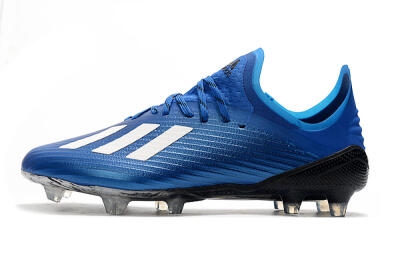 Unisex Adidas X 19.1 FG Football Boots - Blue/White/Black
