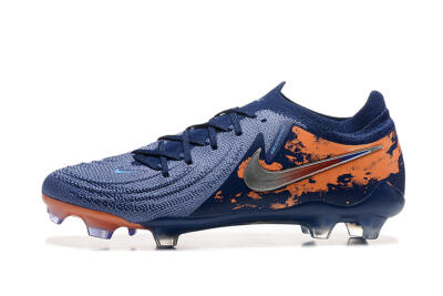 Men's Nike Phantom Luna Elite FG Football Boots - Blue/Orange/Silver