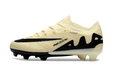 Kids Kids Nike Air Zoom Mercurial Vapor 15 Elite FG Football Boots - Beige/Black