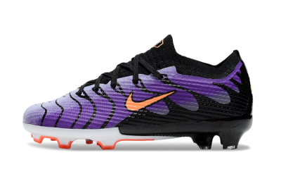 Kids Kids Nike Air Zoom Mercurial Vapor 15 Elite FG Football Boots - Purple/Orange/Black