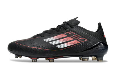 Men's Adidas F50 Eltie FG Football Boots - Black/White/Red