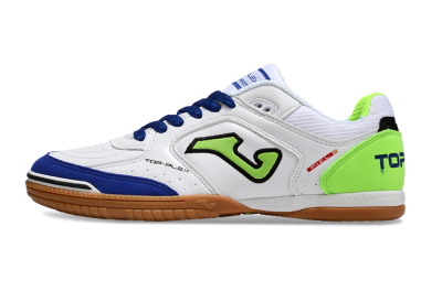 Men's Joma Top Flex 920 IC Football Shoes - White/Blue/Yellow