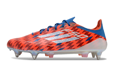 Men's Adidas F50 Elite SG Football Boots - Red/Blue/White