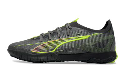 Men's Puma Ultra Ultimate TF Football Shoes - Oliver Green/Yellow