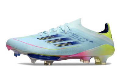 Men's Adidas F50+ Lightstrike Elite FG Football Boots - Blue/Yellow/Pink