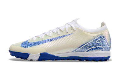 Unisex Nike Air Zoom Mercurial Vapor 16 Elite TF Football Shoes - White/Blue/Jade