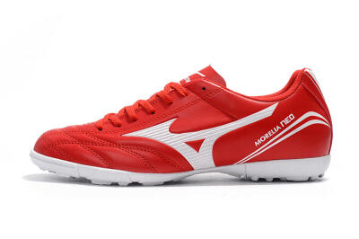 Men's Mizuno Morelia Neo TF Football Shoes - Red/White