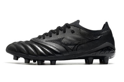 Men's Mizuno Morelia Neo 3 FG Football Boots - Black/Black