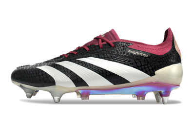 Men's Adidas Predator Elite 24 SG Football Boots - Black/White/Red