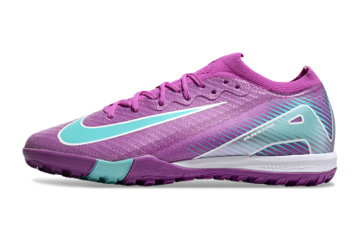 Unisex Nike Air Zoom Mercurial Vapor 16 Elite TF Football Shoes - Purple/Jade/White
