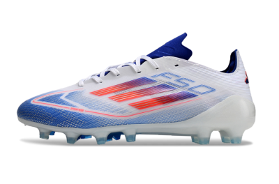 Men's Adidas F50 Elite AG Football Boots - White/Blue/Red