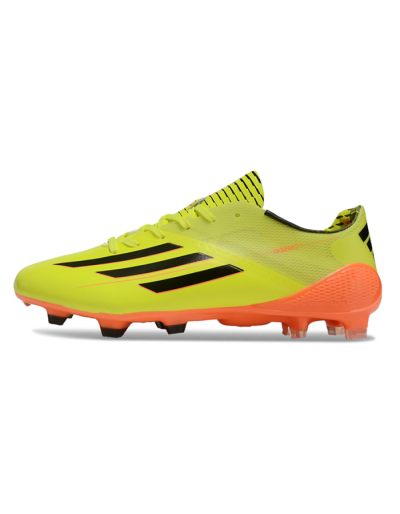 Men's Adidas F50 Adizero Elite FG Football Boots - Yellow/Black/Red