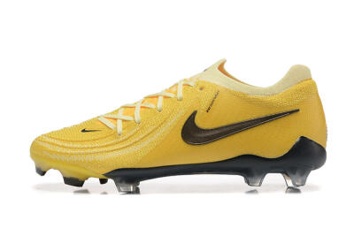 Men's Nike Phantom Luna Elite FG Football Boots - Yellow/White/Black
