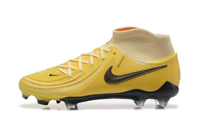 Men's Nike Phantom Luna Elite FG Football Boots - Yellow/White/Black