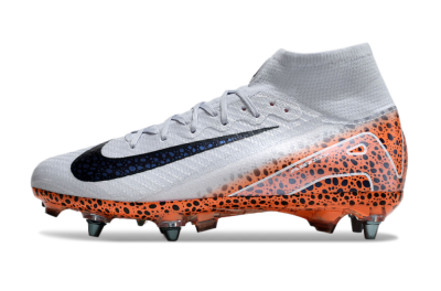 Men's Nike Air Zoom Mercurial Superfly 10 Elite SG Football Boots - Grey/Black/Leopard