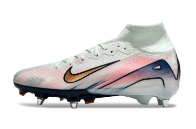 Men's Nike Air Zoom Mercurial Superfly 10 Elite SG Football Boots - Jade/Pink/Gold/Blue