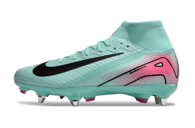 Men's Nike Air Zoom Mercurial Superfly 10 Elite SG Football Boots - Jade/Black/Pink