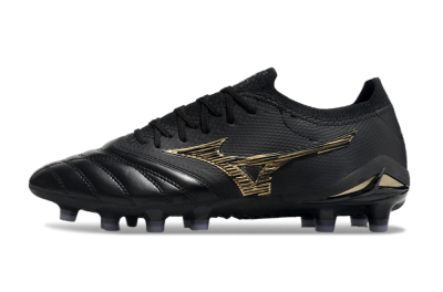 Men's Mizuno Morelia Neo 3 FG Football Boots - Black/Gold