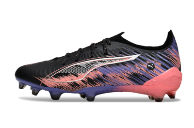 Men's Puma Ultra Ultimate FG Football Boots - Black/White/Purple/Pink