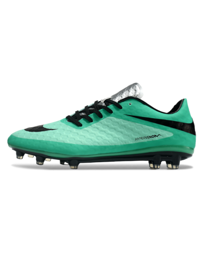 Men's Nike Hypervenom Phantom FG Football Boots - Green/Black/Silver