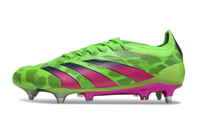 Men's Adidas Predator 24 Elite SG Football Boots - Yellow/Purple/Pink