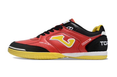 Men's Joma Top Flex IC Football Shoes - Red/Yellow/Black