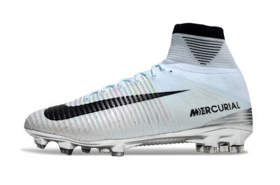 Men's Nike Zoom Superfly 5 Elite FG Football Boots - Blue/Black/Rainbow